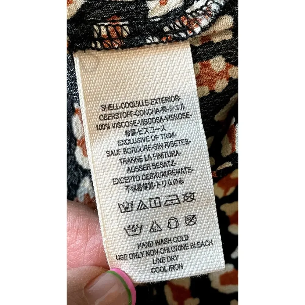 Free People Jess Wrap Dress Floral Midi Surplice Boho Small - Picture 10 of 12